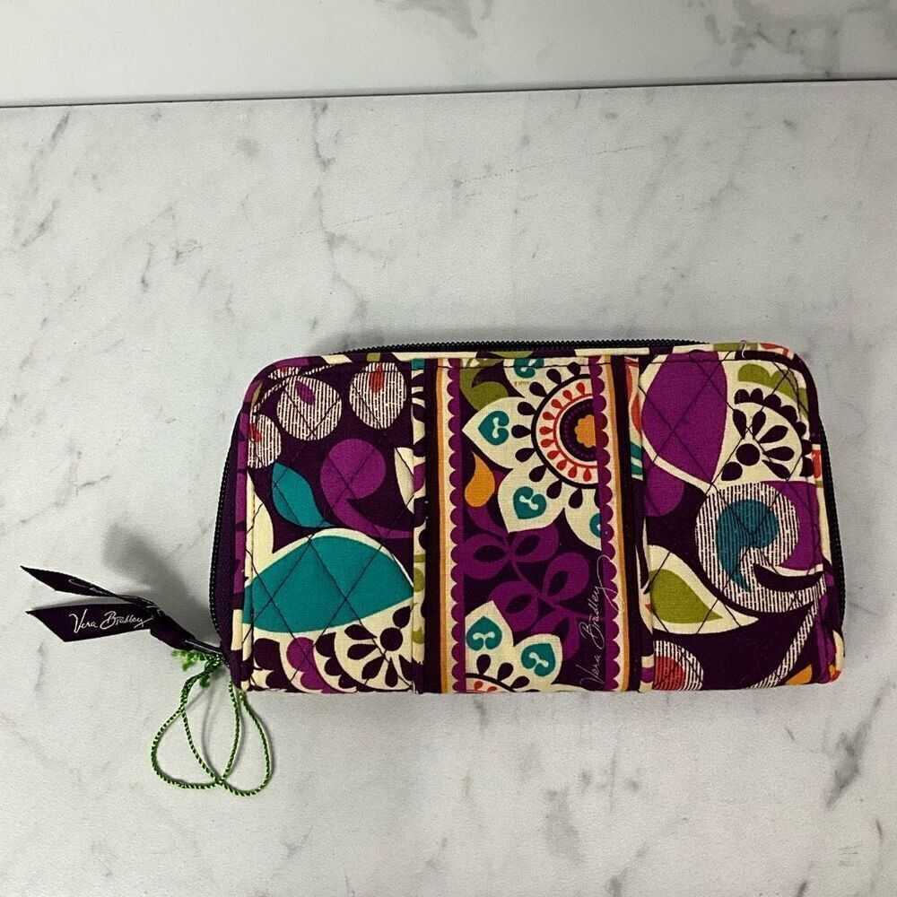 VERA BRADLEY Zip Around Wallet - Picture 2 of 3